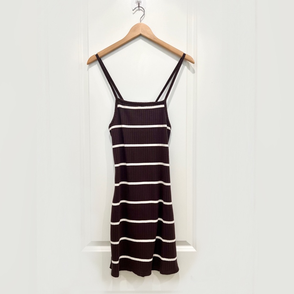 SANCTUARY Cross Back Rib Mini Dress - Picture 2 of 8